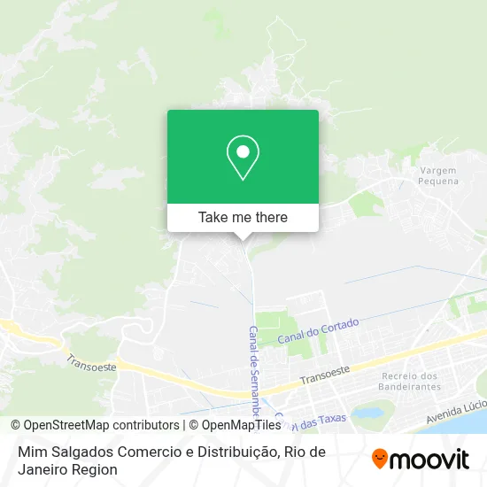 Mim Salgados Comercio e Distribuição map
