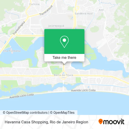 Havanna Casa Shopping map