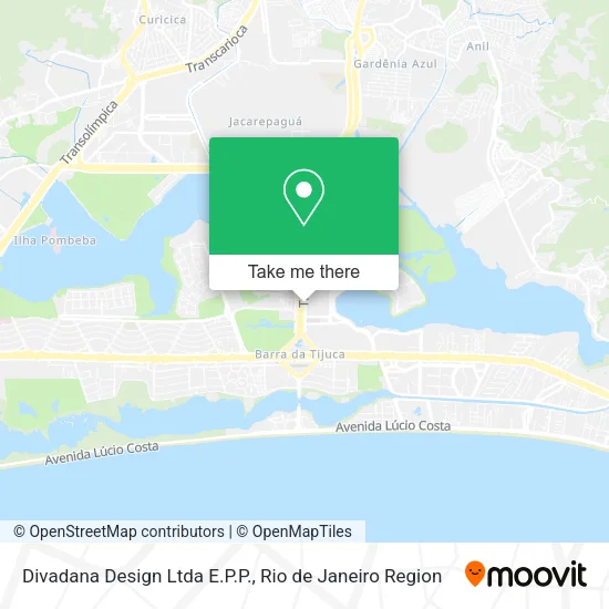 Divadana Design Ltda E.P.P. map