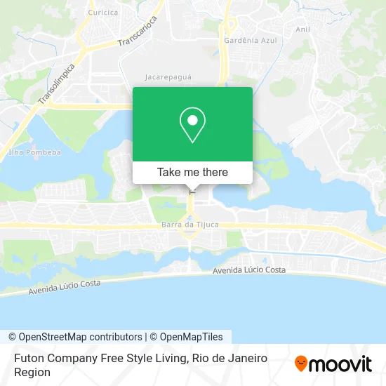 Futon Company Free Style Living map