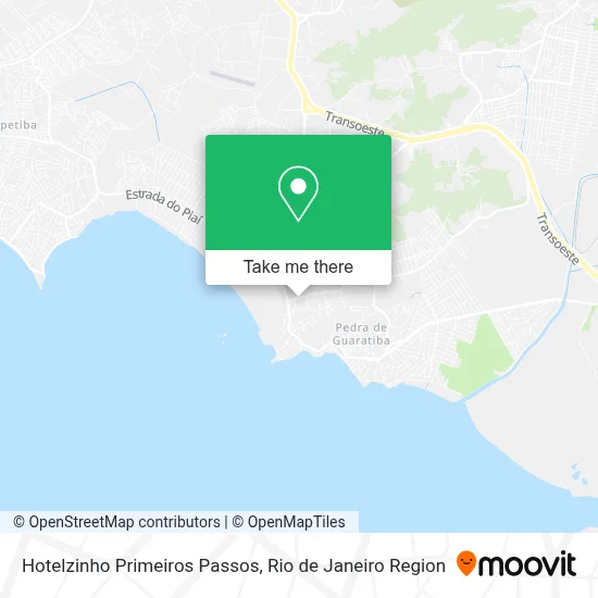 Hotelzinho Primeiros Passos map