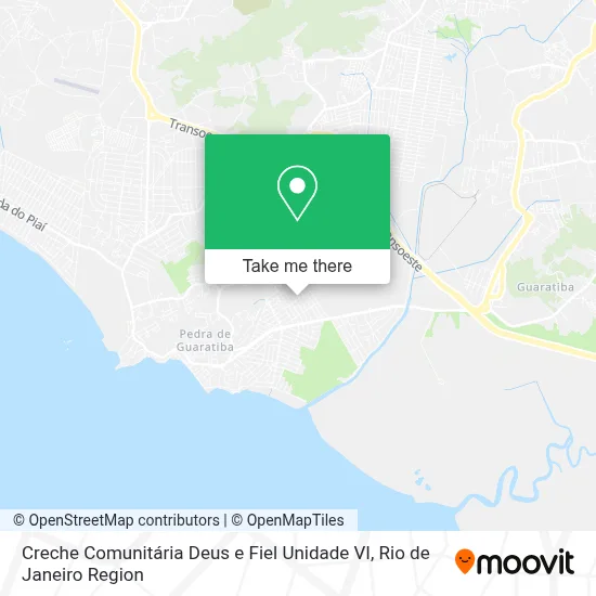 Creche Comunitária Deus e Fiel Unidade VI map
