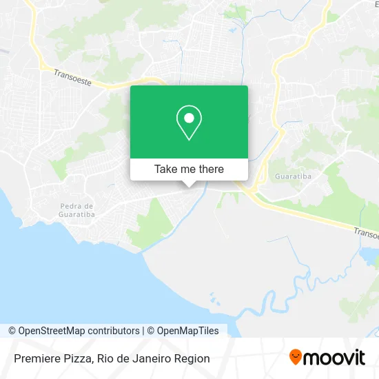 Premiere Pizza map