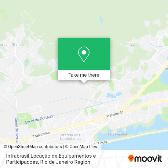 Infrabrasil Locação de Equipamentos e Participacoes map