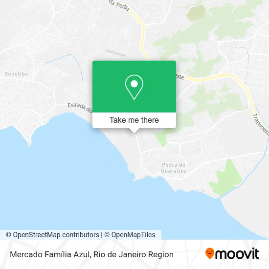 Mercado Família Azul map