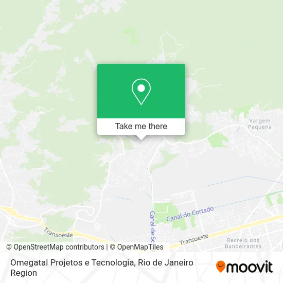 Omegatal Projetos e Tecnologia map