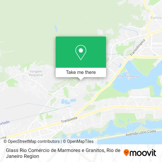Glass Rio Comércio de Marmores e Granitos map