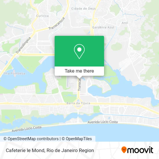 Cafeterie le Mond map
