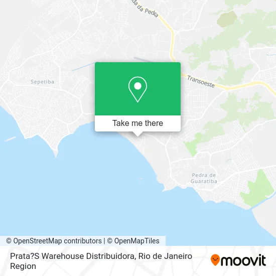 Prata?S Warehouse Distribuidora map