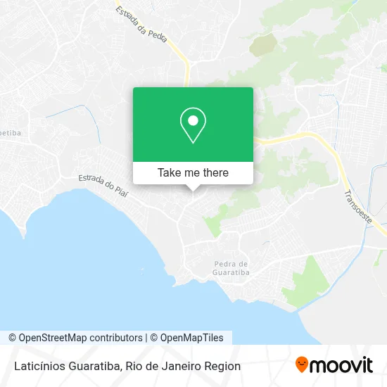 Laticínios Guaratiba map