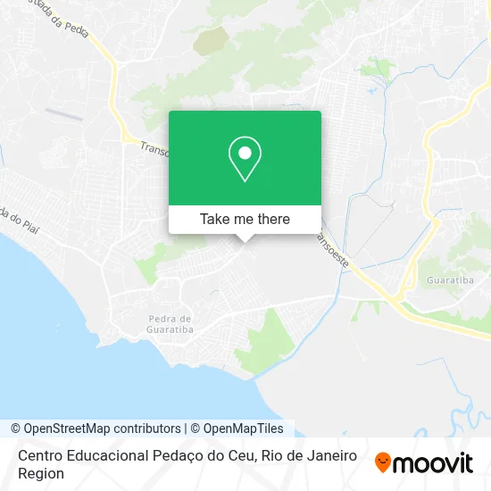 Centro Educacional Pedaço do Ceu map
