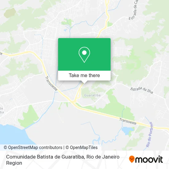 Comunidade Batista de Guaratiba map