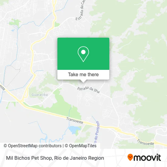 Mil Bichos Pet Shop map