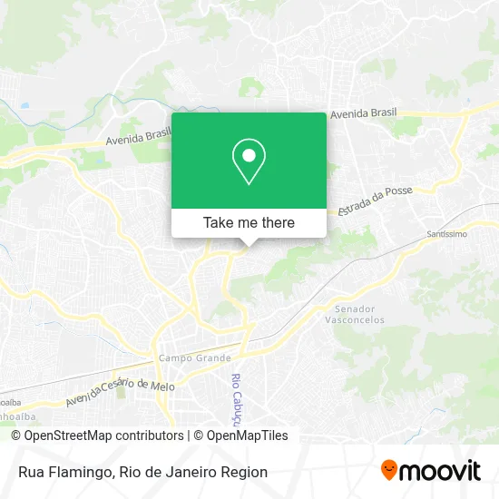Rua Flamingo map