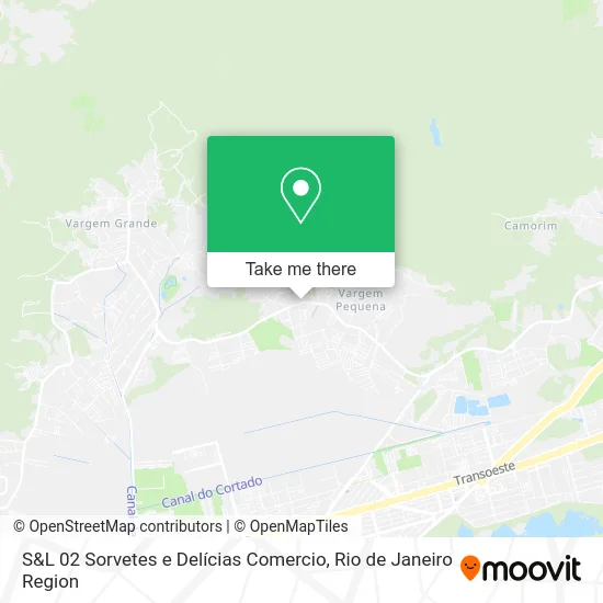 S&L 02 Sorvetes e Delícias Comercio map