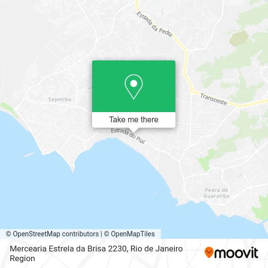 Mercearia Estrela da Brisa 2230 map