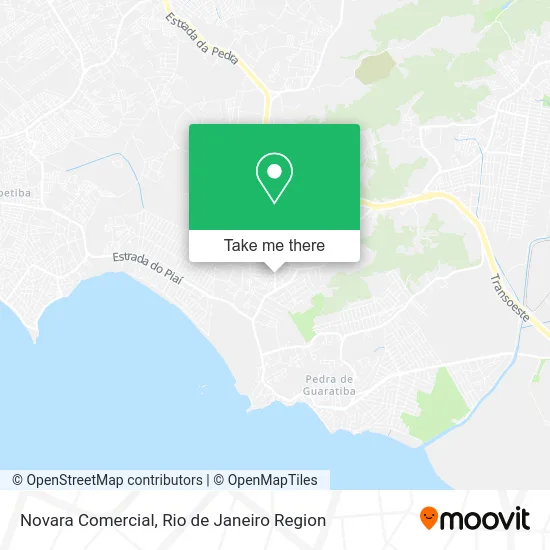 Novara Comercial map