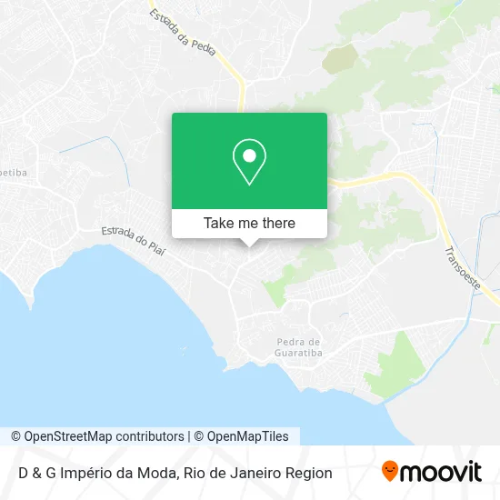 D & G Império da Moda map