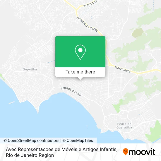 Avec Representacoes de Móveis e Artigos Infantis map