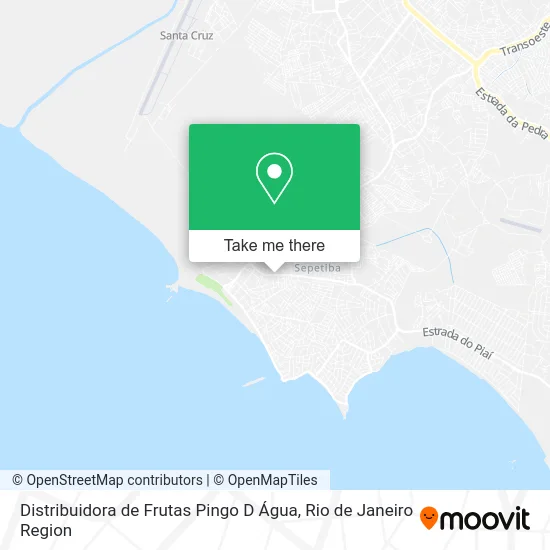 Distribuidora de Frutas Pingo D Água map