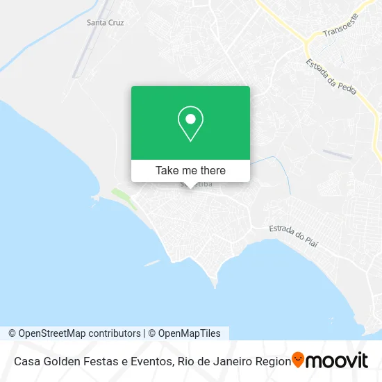 Casa Golden Festas e Eventos map