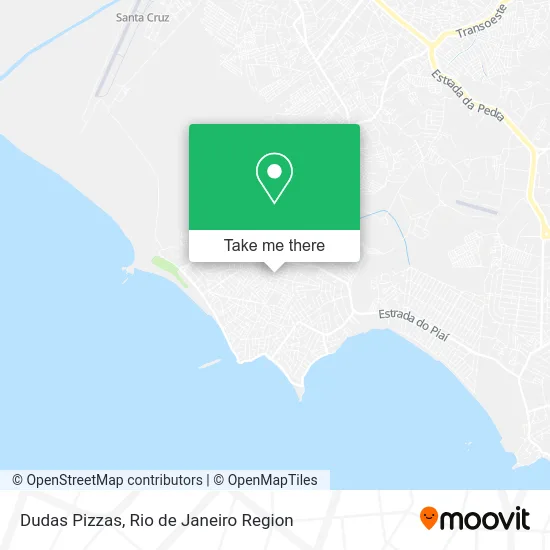 Dudas Pizzas map