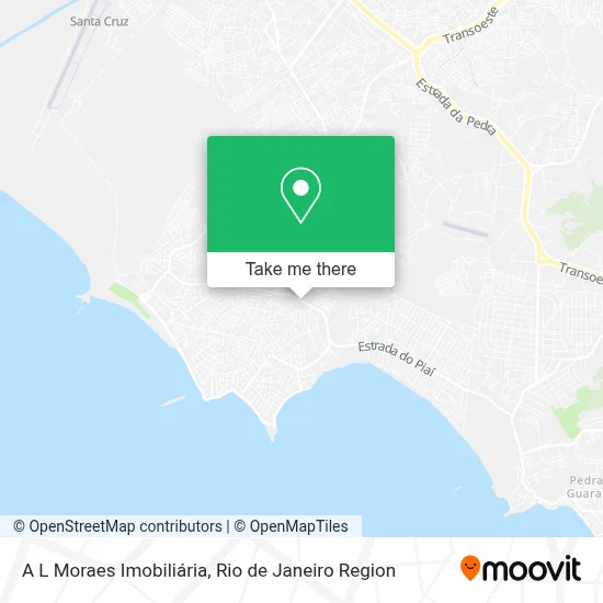 A L Moraes Imobiliária map