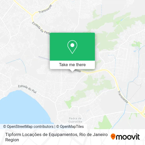 Tipform Locações de Equipamentos map