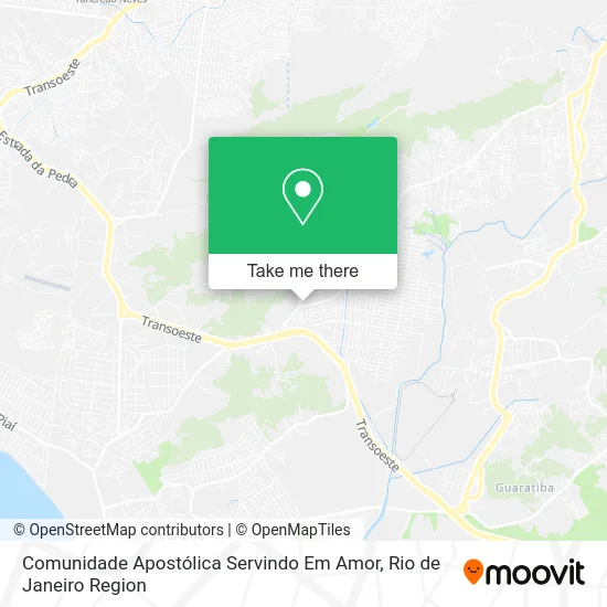 Comunidade Apostólica Servindo Em Amor map