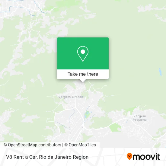 V8 Rent a Car map