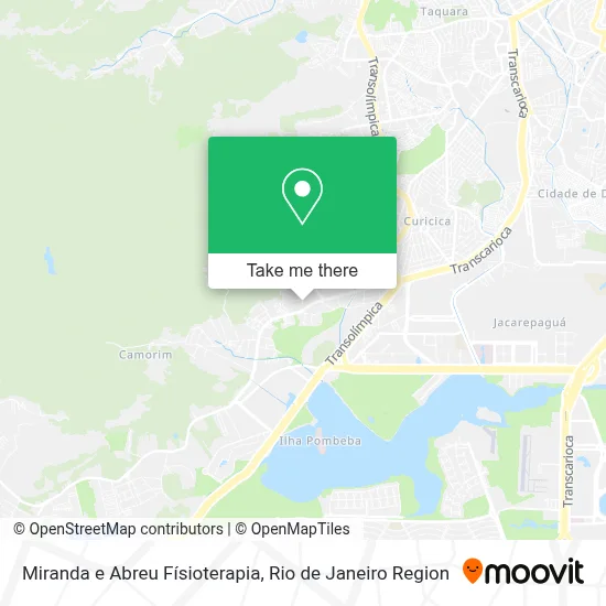 Miranda e Abreu Físioterapia map