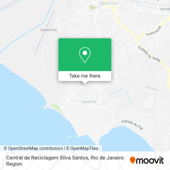 Central de Reciclagem Silva Santos map