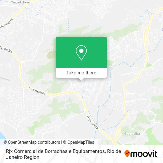 Rjx Comercial de Borrachas e Equipamentos map