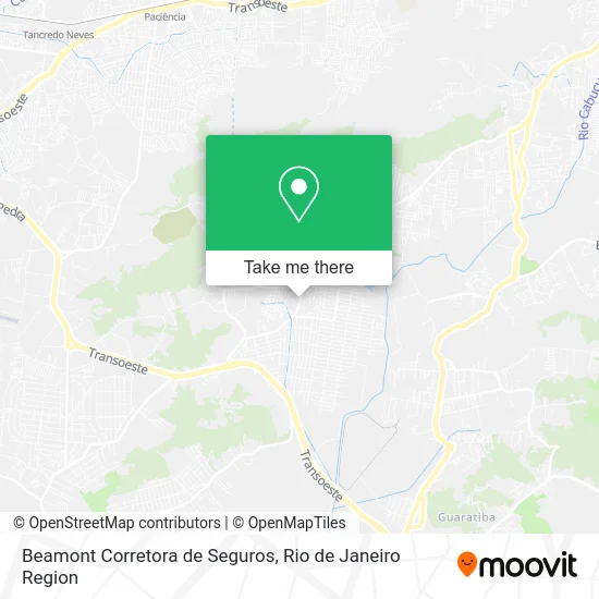 Beamont Corretora de Seguros map