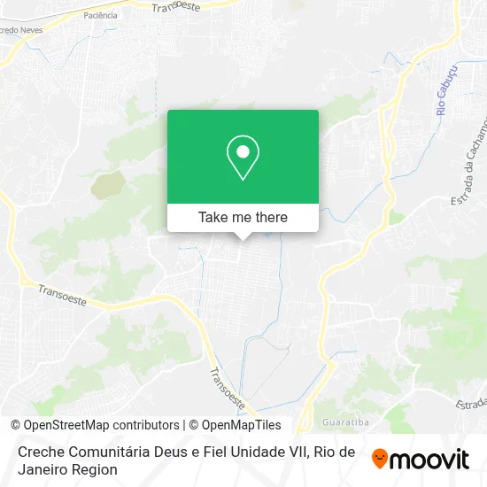 Creche Comunitária Deus e Fiel Unidade VII map