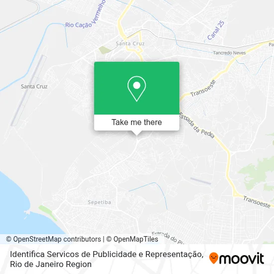 Identifica Servicos de Publicidade e Representação map