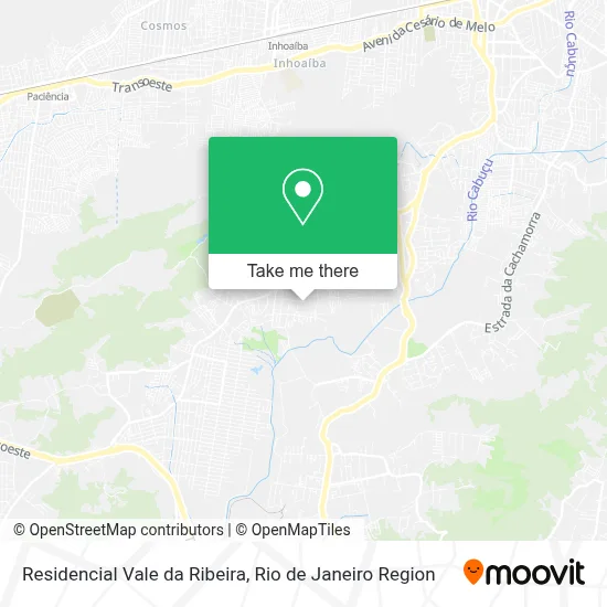 Residencial Vale da Ribeira map