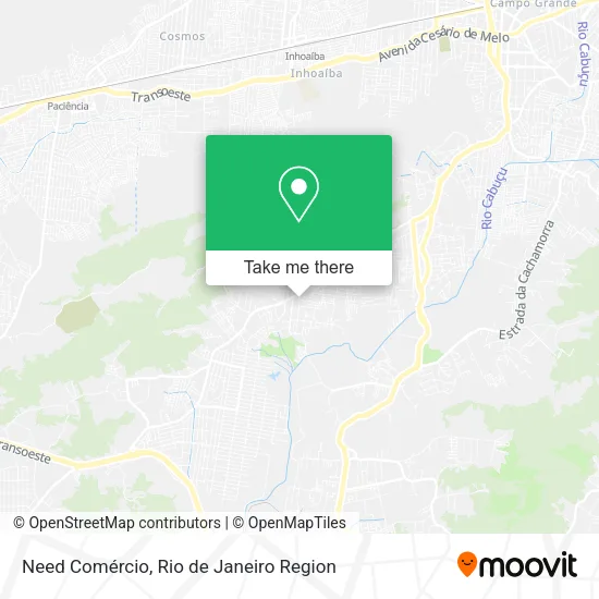 Need Comércio map