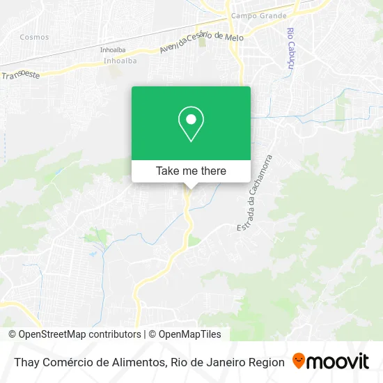 Thay Comércio de Alimentos map