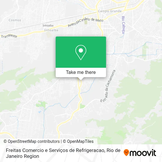 Freitas Comercio e Serviços de Refrigeracao map