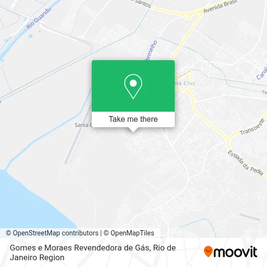 Gomes e Moraes Revendedora de Gás map