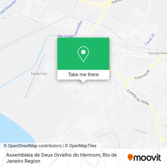 Assembléia de Deus Orvalho do Hermom map