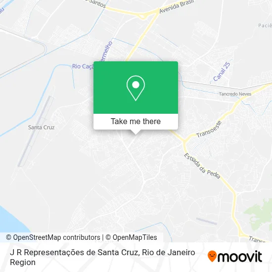 J R Representações de Santa Cruz map