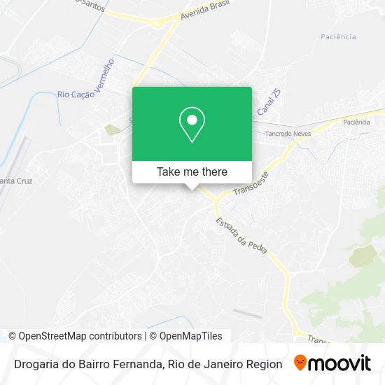 Drogaria do Bairro Fernanda map