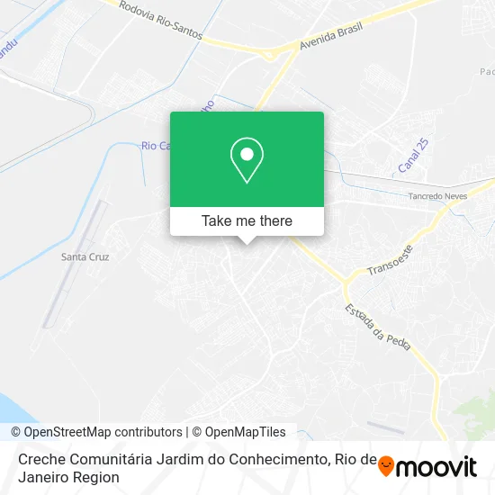 Creche Comunitária Jardim do Conhecimento map