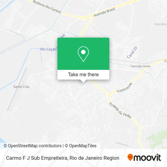 Carmo F J Sub Empreiteira map