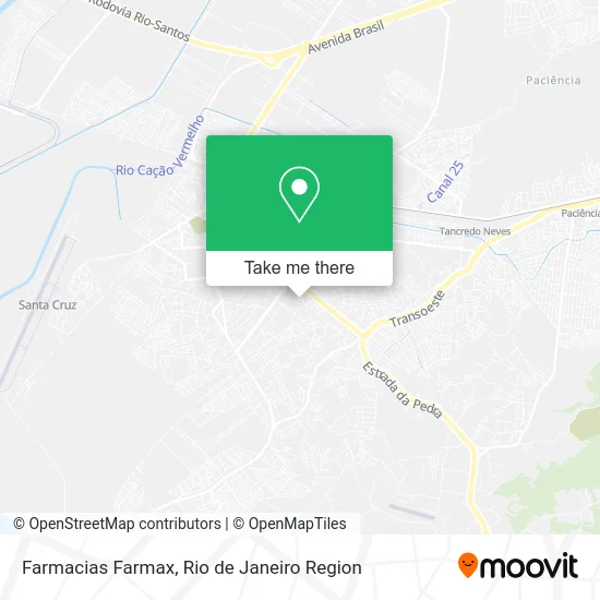 Farmacias Farmax map
