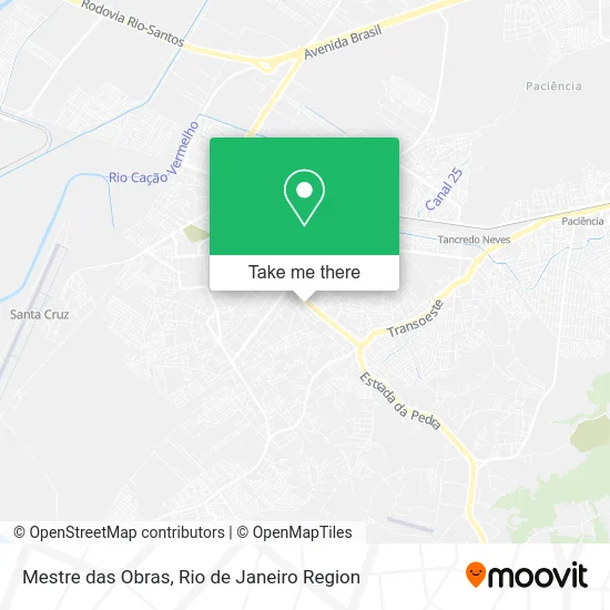 Mestre das Obras map