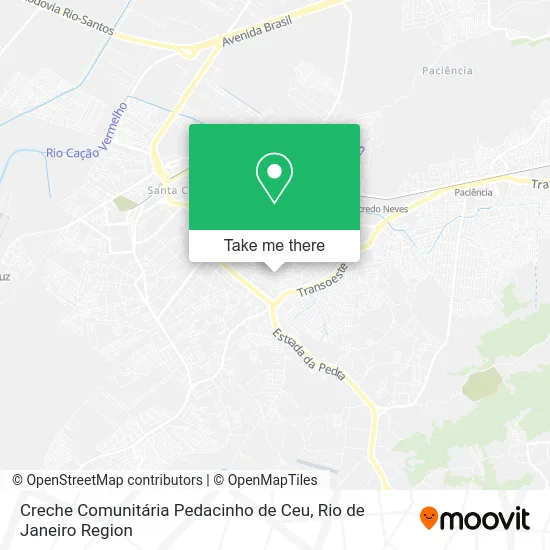 Creche Comunitária Pedacinho de Ceu map