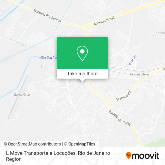 L Move Transporte e Locações map